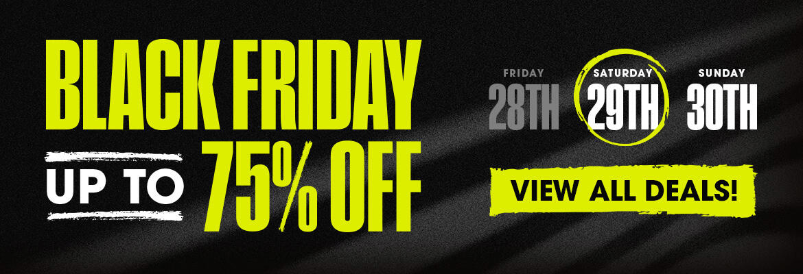 Black Friday - Up To 75% Off