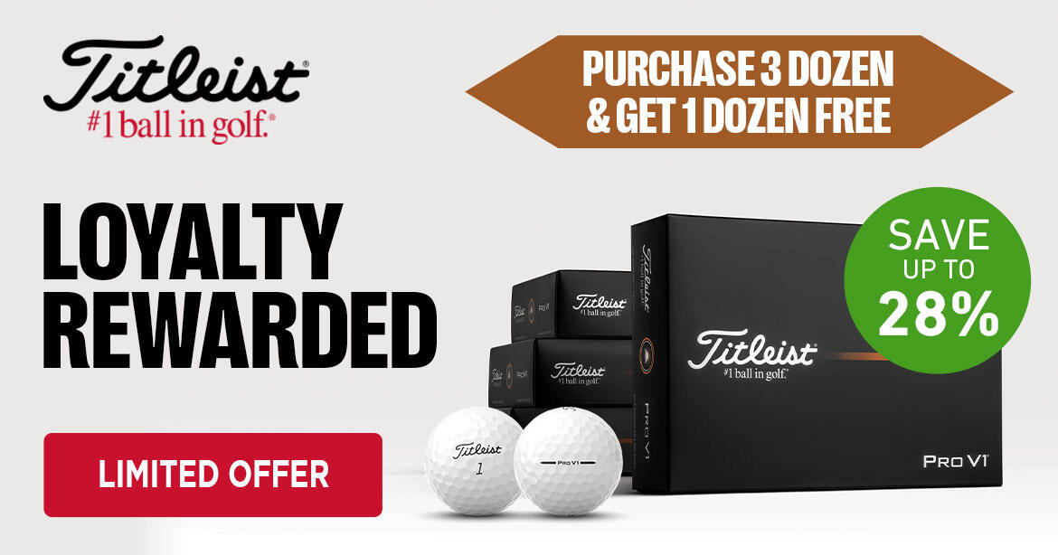 Titleist Loyalty Rewarded 4 For 3 Ball Offer