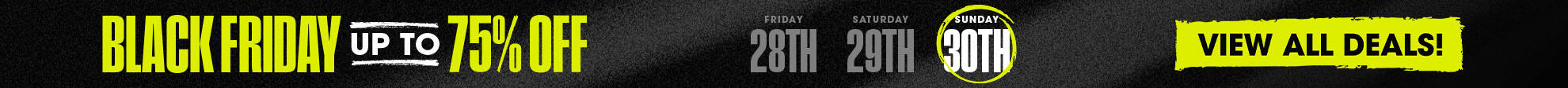 Black Friday - Up To 75% Off