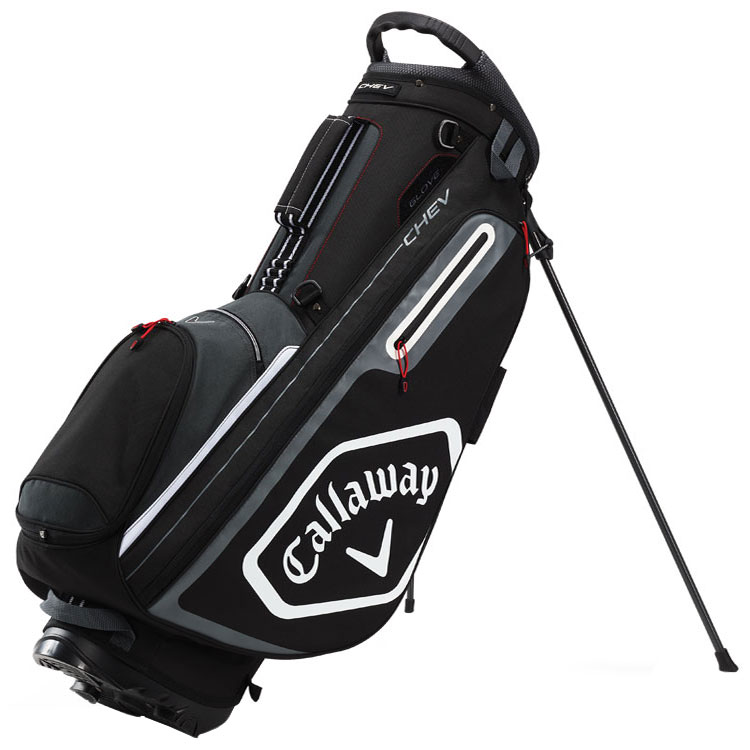 Callaway 2021 Chev Golf Stand Bag Black/White/Titanium 5120205
