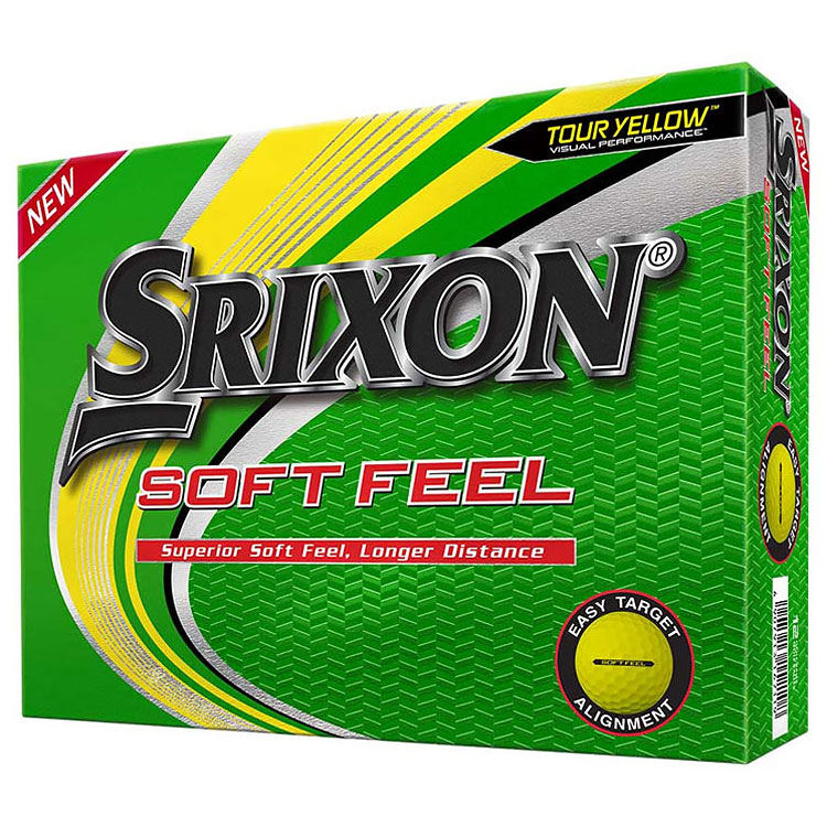 Srixon 2022 Soft Feel Golf Balls Yellow