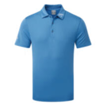 Callaway Texture Solid Tour Golf Polo Shirt Vallarta Blue CGKSD0T2-428