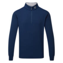 FootJoy Quilt Texture Chill-Out 1/4 Zip Golf Pullover Navy 34100