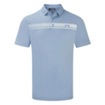 J.Lindeberg Klas Golf Polo Shirt Rain Washed/White GMJT11763-O539
