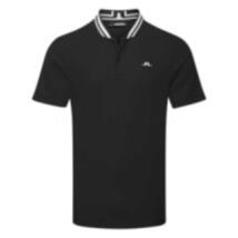 J.Lindeberg Tyson Golf Polo Shirt Black/White GMJT11949-9999