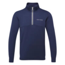 Oscar Jacobson Longton Tour 1/4 Zip Golf Sweater Navy OJTOP0171