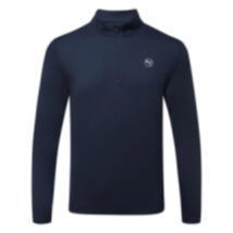 Puma Pure 2.0 Texture 1/4 Zip Golf Sweater Deep Navy 629318-02