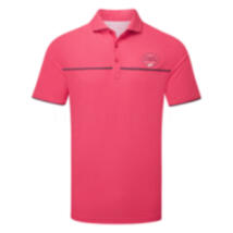 TravisMathew Featherweight OFTY Golf Polo Shirt Heather Azalea A42123-J0145