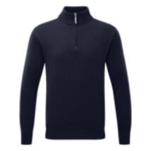 Glenmuir Coll 1/4 Zip Lambswool Golf Sweater Navy MKL7282ZN-145C