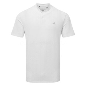 adidas Ultimate365 Printed Golf Polo Shirt White/Grey Two - Clubhouse Golf