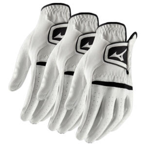 Mizuno Comp Golf Glove (3 Pack) White (Right Handed Golfer)