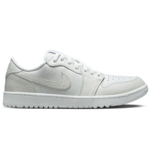 Nike Air Jordan 1 Low G Golf Shoes White/White/Pure Platinum ...