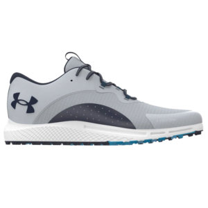 Under Armour Charged Draw 2 SL Golf Shoes Halo Gray/Capri/Midnight Navy ...