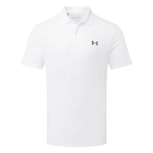 Under Armour Performance 3.0 Golf Polo Shirt White/Pitch Grey ...