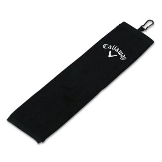 Callaway Tri-Fold Solid Golf Towel Black 5413020