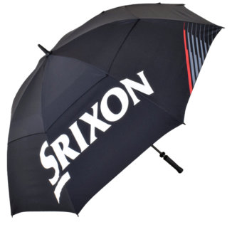 Srixon 62 Inch Double Canopy Golf Umbrella Black/Red/Grey S0082533