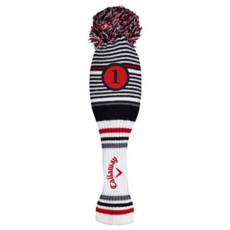 Callaway Pom Pom II Driver Headcover White/Black/Grey/Red 5520009