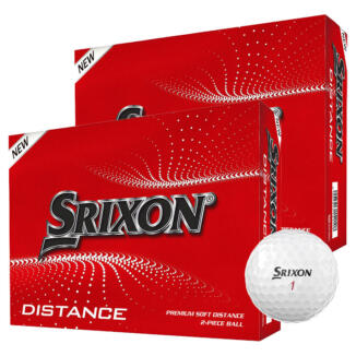 Srixon Distance Golf Balls (Double Dozen) White