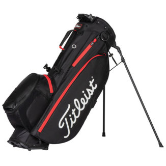 Titleist Players 4 Plus Golf Stand Bag Black/Black/Red TB21SX1-006