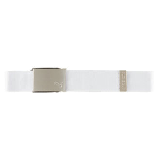 Puma Reversible Web Golf Belt White/High Rise 054044-01