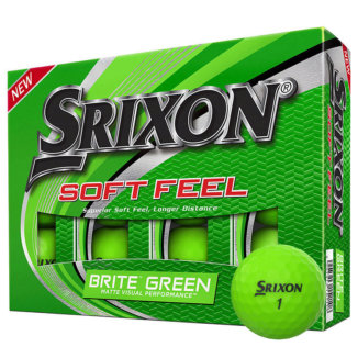 Srixon Soft Feel Brite Golf Balls Matte Green