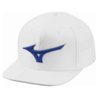 Mizuno Tour Flat Snapback Golf Cap White 52FF2002P-01