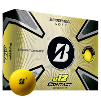 Bridgestone e12 Contact Matte Golf Balls Yellow