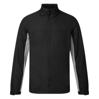 Abacus Montrose Waterproof Golf Jacket Black/Light Grey