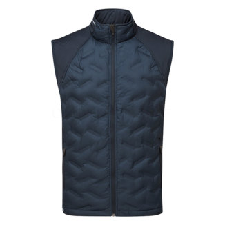 Abacus Grove Hybrid Golf Wind Vest Navy/Light Grey 6289-373