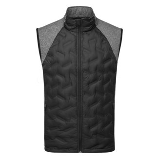 Abacus Grove Hybrid Golf Wind Vest Black/Anthracite 6289-605