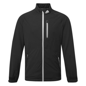 adidas RAIN.RDY Full Zip Waterproof Golf Jacket Black HN4128