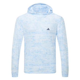 adidas Core Print Golf Hoodie Crystal Blue/Lucid Ray Blue KB9251