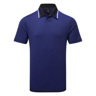 adidas Primeknit Golf Polo Shirt Lucid Blue/Black HS7589