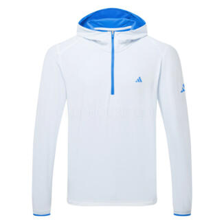 adidas Ultimate365 Anorak Golf Hoodie Crystal Sky/Lucid Ray Blue JZ0542