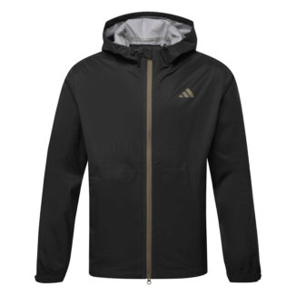 adidas RAIN.RDY Hooded Waterproof Golf Jacket Black HZ5939