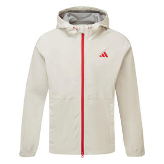 adidas RAIN.RDY Hooded Waterproof Golf Jacket Alumina JN8853