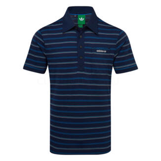 adidas Golf Originals Archive Stripe Golf Polo Shirt Night Indigo KH4304