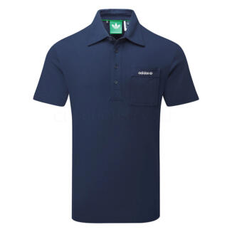 adidas Golf Originals Script Pocket Golf Polo Shirt Night Indigo JH3851