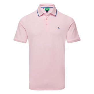 adidas Golf Originals Solid Golf Polo Shirt Clear Pink JH3862