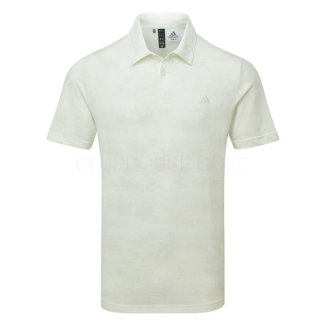 adidas Go-To Printed Mesh Golf Polo Shirt Crystal Jade IQ2922
