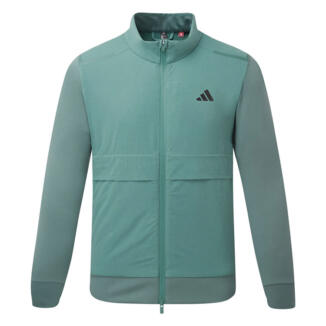 adidas Ultimate365 Tour Frostguard Full Zip Golf Wind Jacket Preloved Teal JM2140