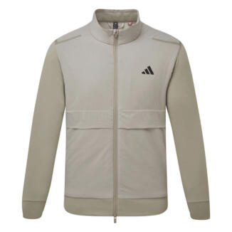adidas Ultimate365 Tour Frostguard Full Zip Golf Wind Jacket Putty Beige JM2142