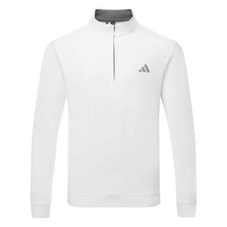 adidas Ultimate365 Classic 1/4 Zip Golf Sweater White JL5340