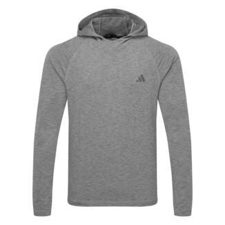 adidas Ultimate365 Heather Golf Hoodie Black Melange KB3870