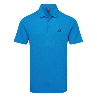 adidas Ultimate365 Jacquard Climacool Golf Polo Shirt Lucid Ray Blue KE7711