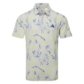 adidas Ultimate365 Mesh Golf Polo Shirt Frozen Lemon KU1177