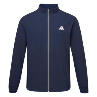 adidas Ultimate365 Textured Woven Full Zip Golf Wind Jacket Collegiate Navy JY5237