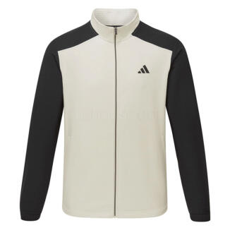 adidas Ultimate365 Wind Woven Full Zip Golf Wind Jacket Black/Alumina KG4864
