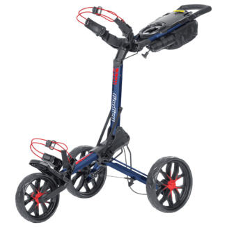 Bag Boy Slimfold 3 Wheel Golf Trolley Navy/Red
