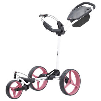 Big Max Blade Trio 3 Wheel Golf Trolley White/Pink